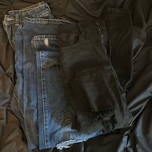 2 piece jean set